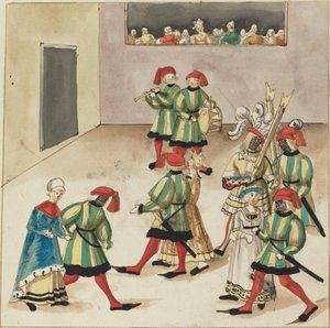 maskeli balo by German 16th Century