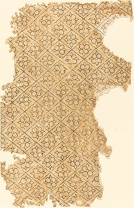 Çiçek ve Elmas Desenli Levha by German 16th Century