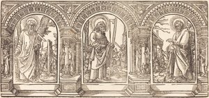 İsa ve Havarileri IV by German 16th Century after Martin Schongauer