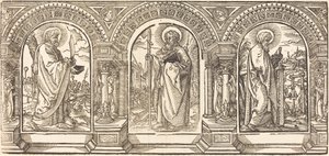 Mesih ve Havarileri I by German 16th Century after Martin Schongauer