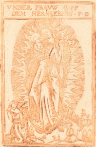 Hernlebergli Madonna by German 17th Century