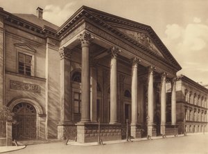 Leine Sarayı, Hannover (b/w fotoğraf) by German Photographer