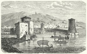 Bir Fenike limanı (gravür) by German School