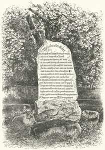 Wessobrunn Namazını gösteren bir taş tablet (gravür) by German School
