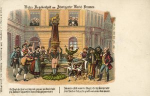 Stuttgart Market Fountain