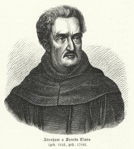 Abraham a Sancta Clara, Alman ilahi (gravür) by German School