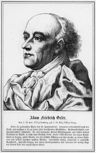 Adam Friedrich Oeser (gravür) by German School