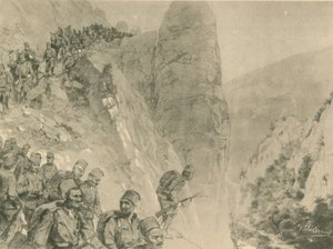 Bosna Hersek piyadesinin ilerleyişi by German School