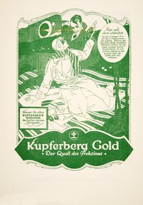 Kupferberg Gold için reklam, Styl, pub.1922
