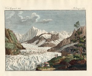 Alpler Buzulu by German School