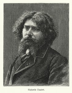 Alphonse Daudet, Fransız romancı by German School