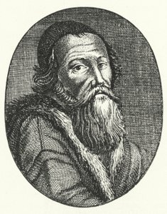 Amos Comenius, Çek yazar ve filozof (gravür) by German School