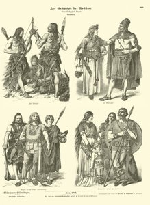 Antik Germen kostümleri by German School