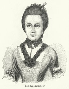 Anna Katharina Schoenkopf (1746-1810), Alman yazar Johann Wolfgang Goethe