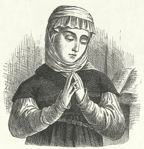 Anna Reinhard, Huldrych Zwingli'nin eşi, İsviçre'deki Reform hareketinin önde gelen isimlerinden (gravür) by German School