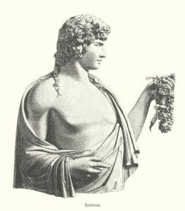Antinous, Yunan gençliği ve Roma İmparatoru Hadrian
