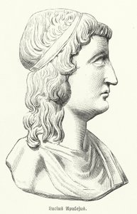 Apuleius, Romalı yazar, filozof ve retorikçi (lito) by German School