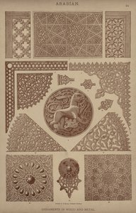 Arap, Ahşap ve Metalden Süsler by German School