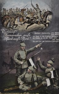 Ortaya çıkmak! Yoldaşlar, atlarınıza, atlarınıza! (renkli taş) by German School