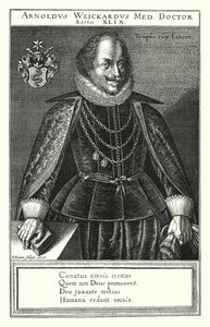 Arnold Weickard, Alman doktor (gravür) by German School