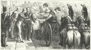 Kraliçe Caroline'in Londra'ya Gelişi by German School