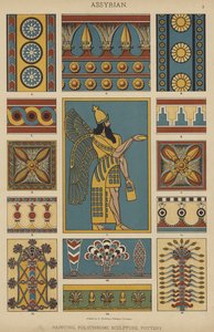 Asur, Resim, Çok Renkli Heykel, Çömlekçilik (renkli taş) by German School