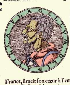 Attila - Sebastiano Munster tarafından “” Cosmographia” da by German School
