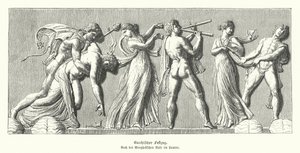 Bacchanalia (gravür) by German School