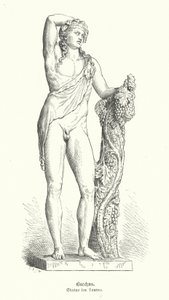 Bacchus, Roma şarap tanrısı (gravür) by German School