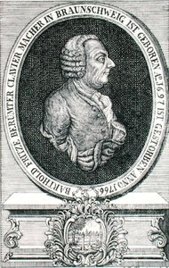Barthold Fritz (1697-1766), J.C. Eberling tarafından oyulmuş (gravür) by German School
