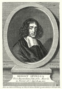 Baruch Spinoza, Hollandalı filozof (gravür) by German School