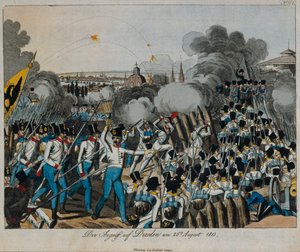 Altıncı Koalisyon Savaşı sırasında Dresden Muharebesi, 26-27 Ağustos 1813, c.1820