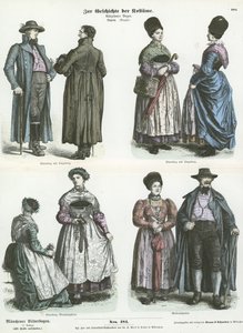 Bavyera kostümleri, 19. yy by German School