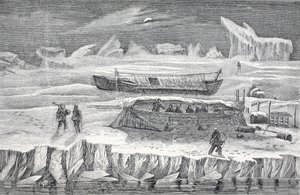 Teknelerde Bivouac, pub. Londra 1874 by German School
