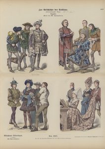 Burgonya elbisesi, 15. Yüzyıl by German School