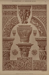 Bizans ve Orta Çağ, Mimarlık ve Heykel (renkli taş) by German School