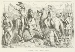 Sezar ve Ariovistus by German School