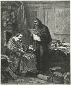 Kardinal Richelieu ve sırdaşı ve ajanı Pere Joseph (gravür) by German School