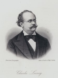 Charles Lecocq, Fransız besteci (gravür) by German School