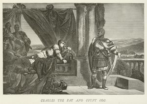 Şişman Charles ve Kont Odo by German School