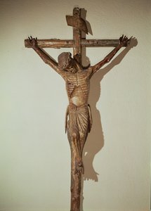 Le Devot Christ olarak adlandırılan Çarmıhtaki İsa, 1307 (ahşap)