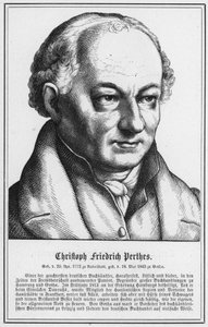 Christoph Friedrich Perthes (gravür) by German School