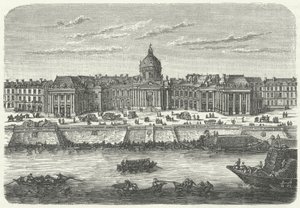 Dört Ulus Koleji, Paris (gravür) by German School