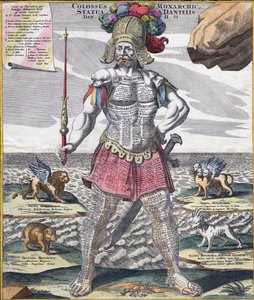 Devasa Kral İmparatorluğunun Astrid Üzerinde, c.1750 (gravür) by German School