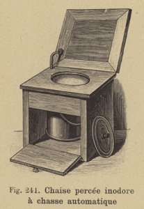 Otomatik gömme klozet (gravür) by German School