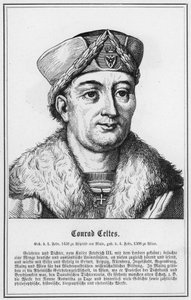 Conrad Celtes (gravür) by German School