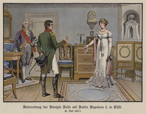 Prusya Kraliçesi Louise ile İmparator I. Napolyon arasında Tilsit