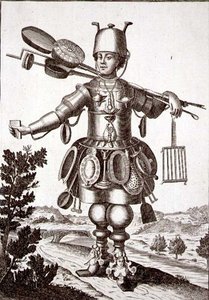 Mangal için kostüm, bar. Gerard Valck (1651/2-1726) c.1690 (gravür) by German School