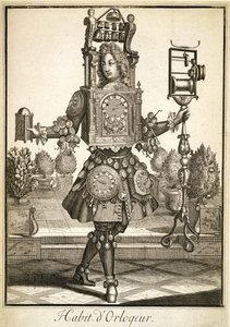 Saat Yapıcı Kostümü, pub. Gerard Valck (16512-1726) c.1690 tarafından by German School