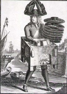 Şapkacı için kostüm, bar. Gerard Valck (1651/2-1726) c.1690 (gravür) by German School